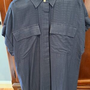 Banana Republic Deep Blue Collared Shirt